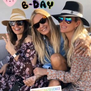 Laeticia Hallyday souhaite un joyeux anniversaire à son amie Christina sur Instagram le 1er avril 2019.