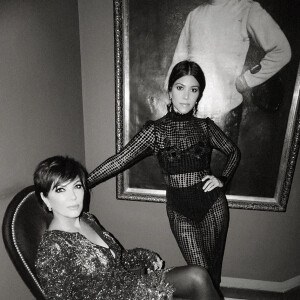 Kris Jenner et sa fille Kourtney Kardashian pour Poosh. Avril 2019.
