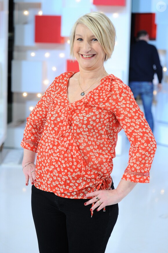Exclusif - Elisabeth Buffet - Enregistrement de l'émission "Vivement Dimanche prochain" au studio Gabriel, présentée par M.Drucker et diffusée le 7 avril sur France 2. Le 20 mars 2019 © Guillaume Gaffiot / Bestimage