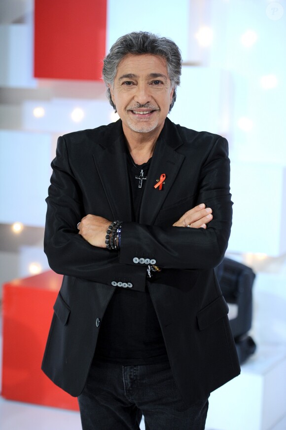 Exclusif - Frédéric François - Enregistrement de l'émission "Vivement Dimanche prochain" au studio Gabriel, présentée par M.Drucker et diffusée le 7 avril sur France 2. Le 20 mars 2019 © Guillaume Gaffiot / Bestimage
