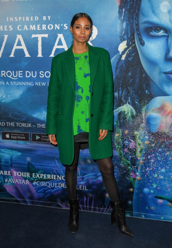 Hajiba Fahmy à la première du nouveau spectacle du Cirque du Soleil "Toruk", inspiré du film Avatar de J. Cameron à l'AccorHotels Arena de Bercy à Paris le 4 avril 2019. © Coadic Guirec/Bestimage