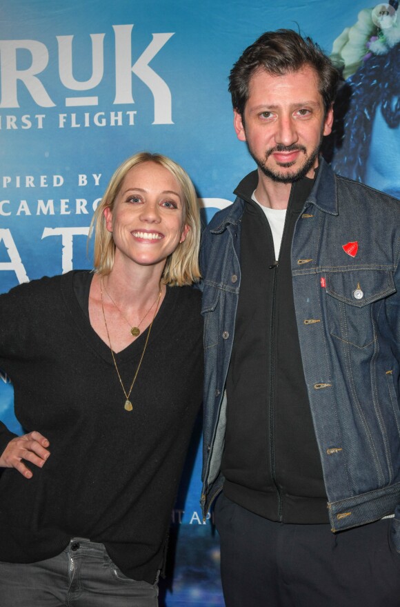Monsieur Poulpe et une amie à la première du nouveau spectacle du Cirque du Soleil "Toruk", inspiré du film Avatar de J. Cameron à l'AccorHotels Arena de Bercy à Paris le 4 avril 2019. © Coadic Guirec/Bestimage