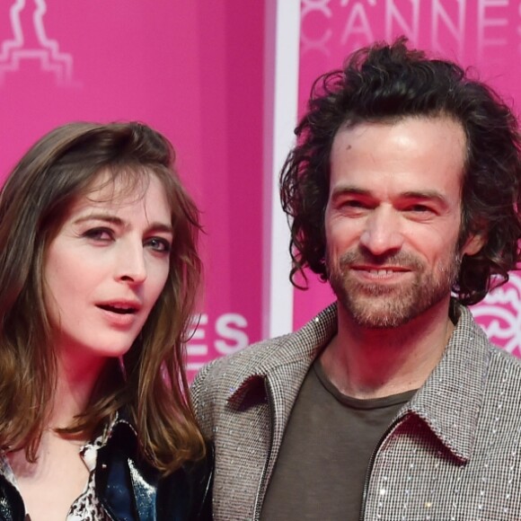 Cathy Verney, Athaya Mokonzi, Flora Fischbach et Romain Duris au photocall de la soirée d'ouverture de la 2e édition du "Canneséries" au palais des Festivals à Cannes, France, le 5 avril 2019. © Bruno Bébert/Bestimage