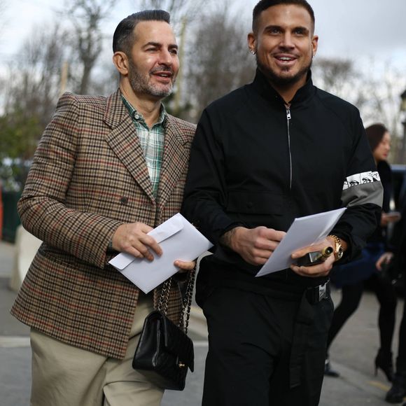 Marc Jacobs et Charly Defrancesco à Paris. Le 6 mars 2018.