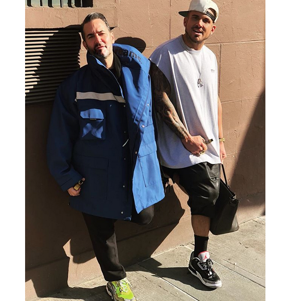 Marc Jacobs et Charly Defrancesco. Février 2018.