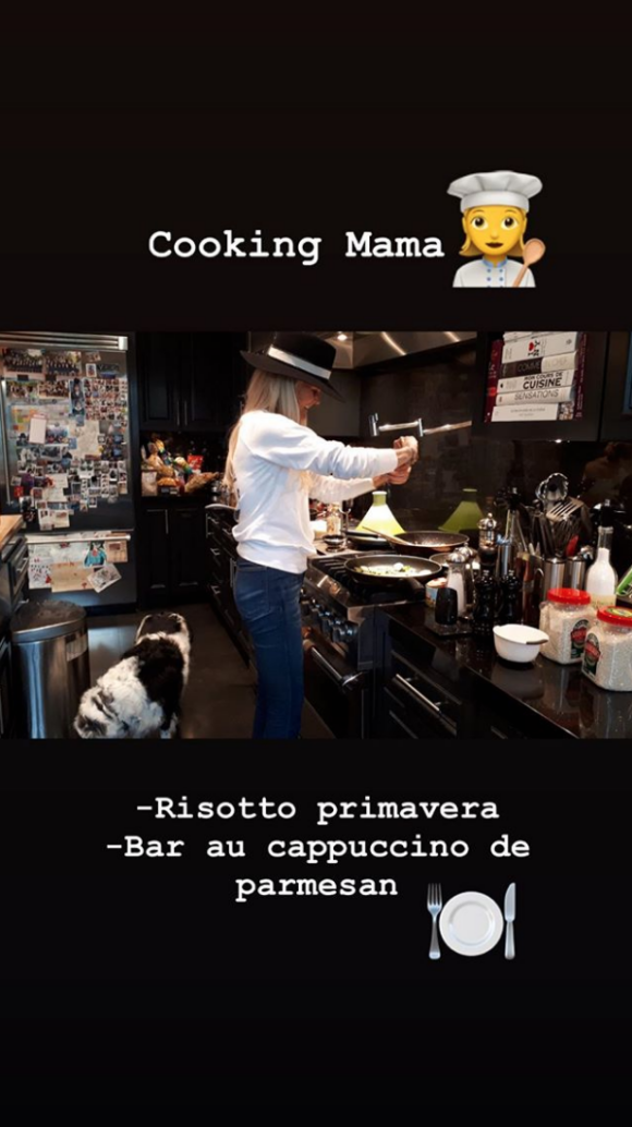 Laeticia Hallyday sur Instagram, le 6 avril 2019.
