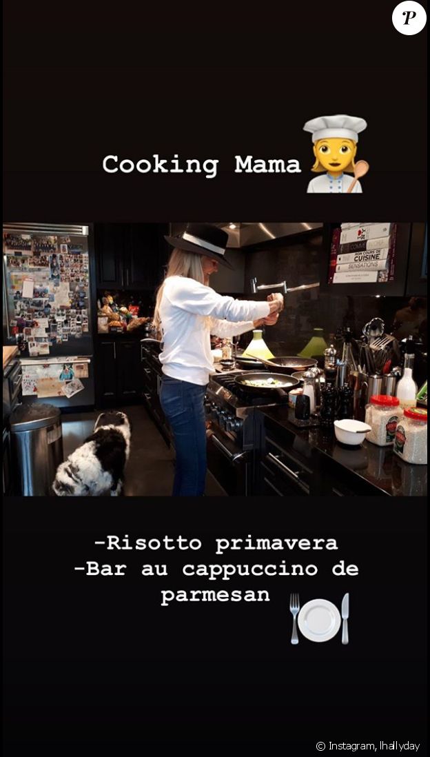 Laeticia Hallyday sur Instagram, le 6 avril 2019.
