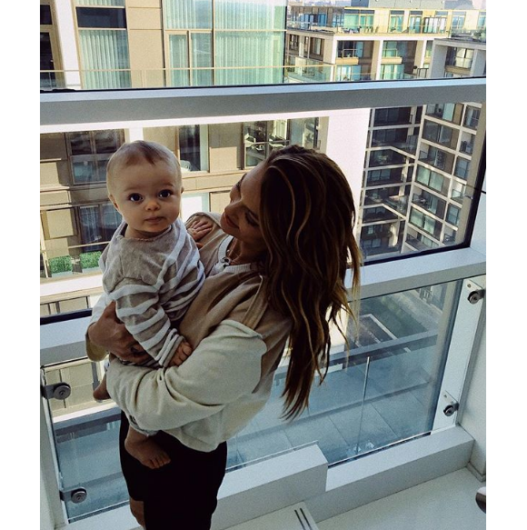 Caroline Receveur et son fils Marlon -14 février 2019