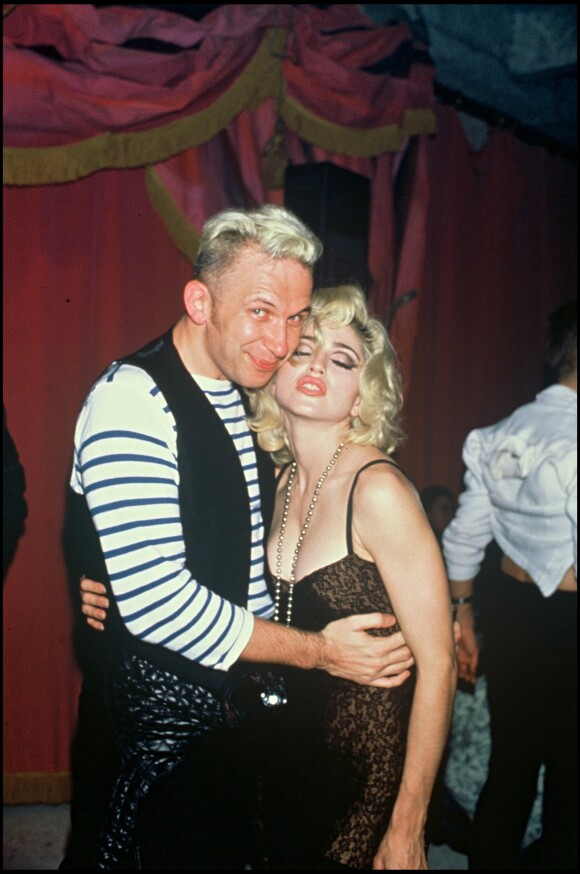 Jean Paul Gaultier et Madonna en octobre 1990.