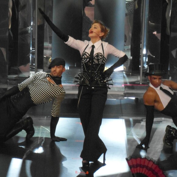 MADONNA EN CONCERT A L'OLYMPIA A PARIS LE 26 JUILLET 2012.