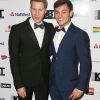 Dustin Lance Black et son compagnon Tom Daley - People à la soirée "The British LGBT Awards 2017" à Londres le 12 mai 2017.