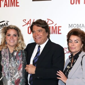 Bernard Tapie avec sa femme Dominique et sa fille Sophie - Avant-première de 'Salaud on t'aime' à l'UGC Normandie sur les Champs-Elysées à Paris le 31 mars 2014.