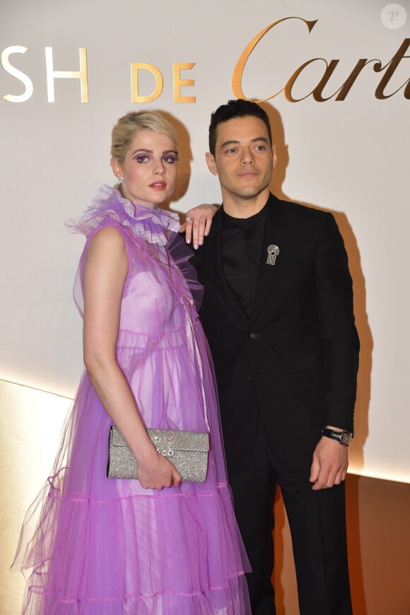 Lucy Boynton et Rami Malek assistent à la soirée de lancement de la collection "Clash De Cartier" à la Conciergerie à Paris, France, le 10 avril 2019. © Pierre Perusseau/Bestimage