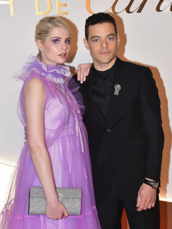 Lucy Boynton et Rami Malek assistent à la soirée de lancement de la collection "Clash De Cartier" à la Conciergerie à Paris, France, le 10 avril 2019. © Pierre Perusseau/Bestimage