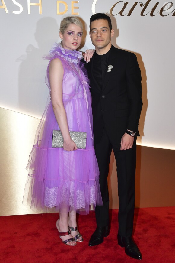Lucy Boynton et Rami Malek assistent à la soirée de lancement de la collection "Clash De Cartier" à la Conciergerie à Paris, France, le 10 avril 2019. © Pierre Perusseau/Bestimage