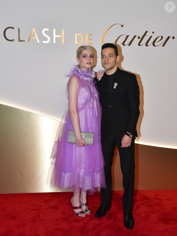 Lucy Boynton et Rami Malek assistent à la soirée de lancement de la collection "Clash De Cartier" à la Conciergerie à Paris, France, le 10 avril 2019. © Pierre Perusseau/Bestimage