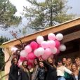 Ariane Brodier a partagé des photos de sa baby shower, au Mas de la Poste, dans le Sud de la France, le 11 avril 2019