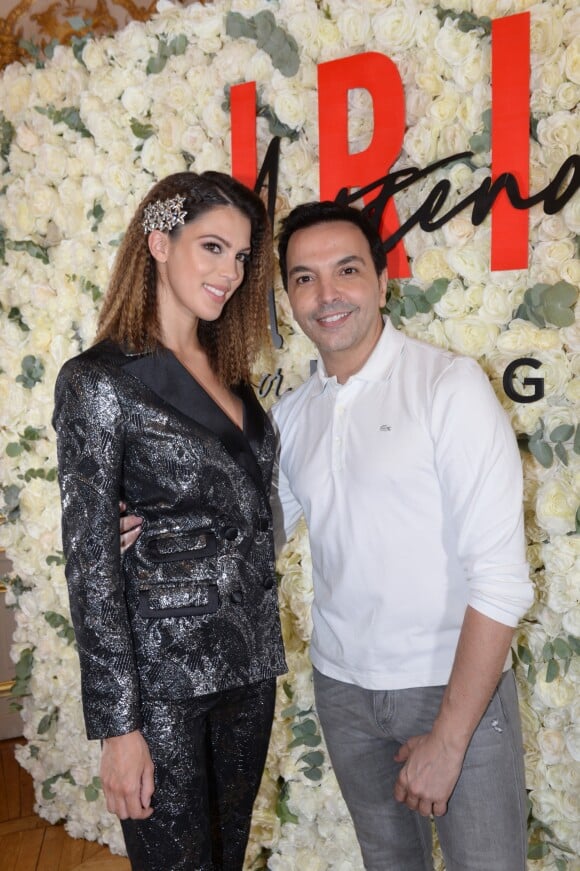 Iris Mittenaere (ambassadrice de la marque Morgan, Miss France 2016 et Miss Univers 2016 et Kamel Ouali à la soirée de lancement la nouvelle collection Iris Mittenaere for Morgan (Morgandetoi), Sortie officielle le 03.04.2019, à La Maison des Centraliens à Paris, France, le 14 mars 2019. © Rachid Bellak/Bestimage