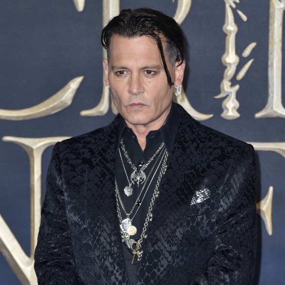 Johnny Depp - Avant-Première du film "Les Animaux fantastiques : Les Crimes de Grindelwald" au cinéma Cineworld Leicester Square à Londres, Royaume Uni, le 13 novembre 2018.