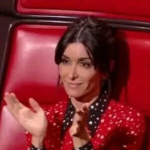 Jenifer dans "The Voice 8" sur TF1, le 13 avril 2019.