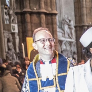 Le prince Harry, duc de Sussex, et Meghan Markle, duchesse de Sussex, enceinte - La famille royale britannique à la messe en l'honneur de la journée du Commonwealth à l'abbaye de Westminster à Londres, Royaume Uni, le 11 mars 2019.