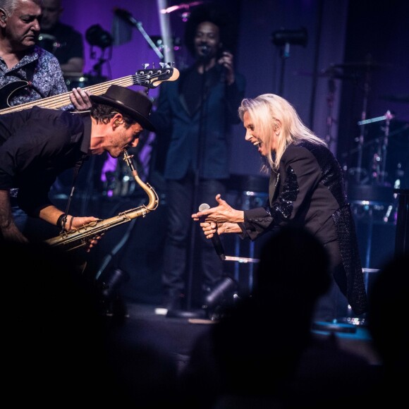 Exclusif - Véronique Sanson en concert à la Cité des congrès de Nantes pour la seconde date de sa tournée "Dignes, Dingues, Donc..." le 4 avril 2019. © Cyril Moreau/Bestimage