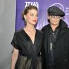 Amber Heard et son fiancé Johnny Depp à la cérémonie des "The Texas Film Hall of Fame Awards" à Austin, le 6 mars 2014.