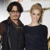 Johnny Depp et Amber Heard - Avant-première du film Rhum Express en 2011 à Paris