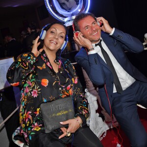 Exclusif - Hermine de Clermont-Tonnerre et Christophe Beaugrand - "Grace Kelly 90 Years", exposition hommage à la princesse Grace de Monaco pour le 90ème anniversaire de sa naissance au Musée des Collections des voitures princières à Monaco le 18 avril 2019. © Bruno Bebert/Bestimage