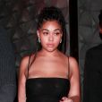 Exclusif - Jordyn Woods quitte la soirée de Noël de T. Scott à West Hollywood le 22 décembre 2018.