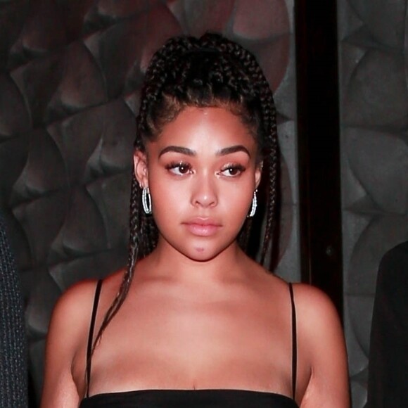 Exclusif - Jordyn Woods quitte la soirée de Noël de T. Scott à West Hollywood le 22 décembre 2018.