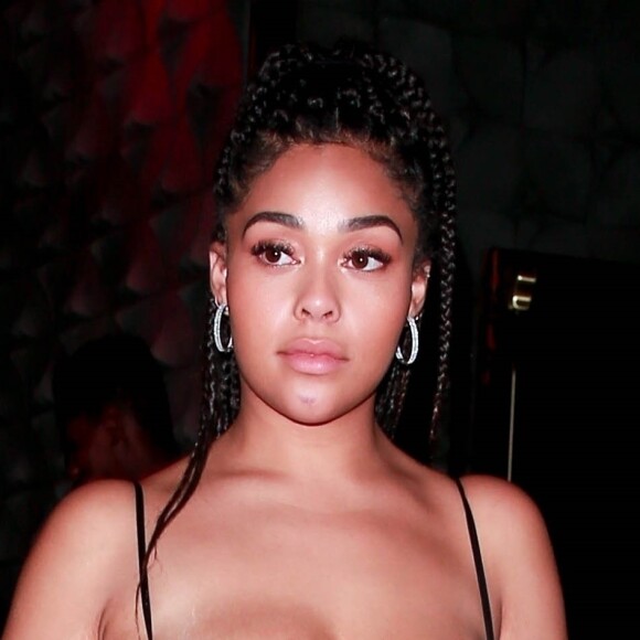 Exclusif - Jordyn Woods quitte la soirée de Noël de T. Scott à West Hollywood le 22 décembre 2018.