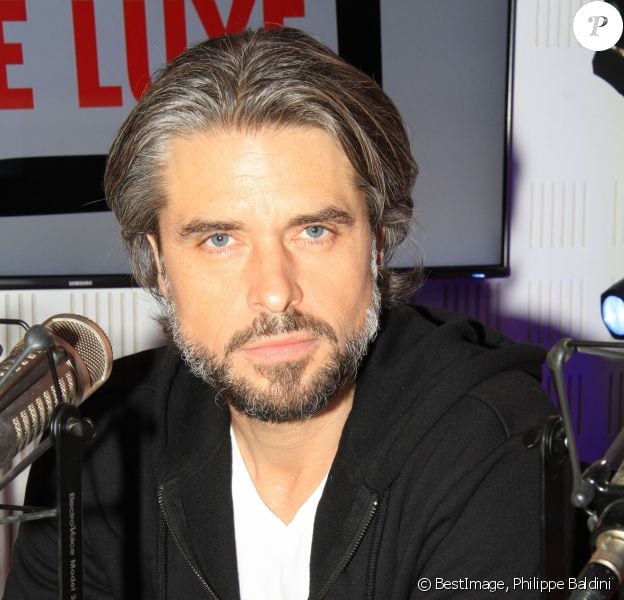 Exclusif - Anthony Dupray lors de l'émission "Le Show de Luxe" sur la Radio Voltage à Paris, France, le 14 mars 2219. © Philippe Baldini/Bestimage