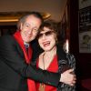 Christophe Barbier et Judith Magre lors de la remise des prix Brigadiers 2018 au théâtre Montparnasse à Paris, France, le 18 avril 2019. © Coadic Guirec/Bestimage