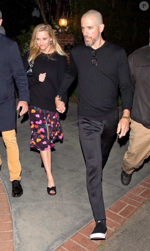 Exclusif - Reese Witherspoon, Jim Toth à l'anniversaire des 40 ans de Kate Hudson à Los Angeles, le 19 avril 2019.