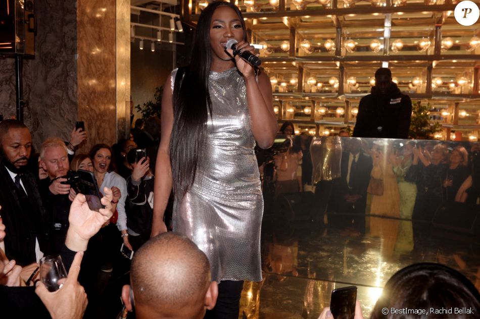 Aya Nakamura Aya Danioko Lors De La Soiree D Inauguration De L Ouverture Du Nouveau Grand Magasin Des Galeries Lafayette Sur Les Champs Elysees A Paris Franc Purepeople