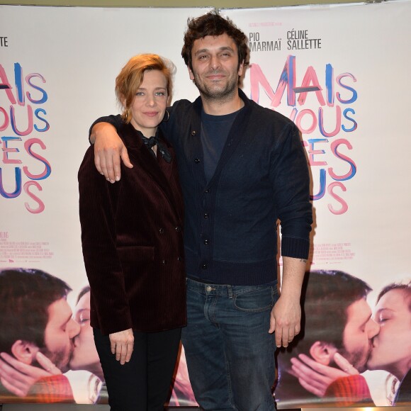 Céline Sallette et Pio Marmaï - Avant première du film "Mais vous êtes fous" au UGC les Halles à Paris le 17 avril 2019. © Veeren/Bestimage