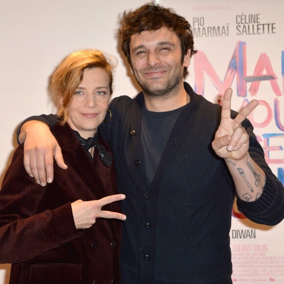 Céline Sallette et Pio Marmaï - Avant première du film "Mais vous êtes fous" au UGC les Halles à Paris le 17 avril 2019. © Veeren/Bestimage