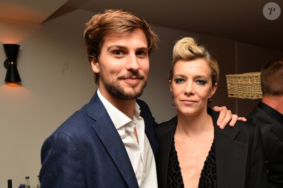 Céline Sallette et son compagnon Philibert Dechelette lors du dîner "Dior - Madame Figaro Unifrance" à l'hôtel JW Marriott lors du 71e Festival International du Film de Cannes le 12 mai 2018. CVS-Veeren/Bestimage