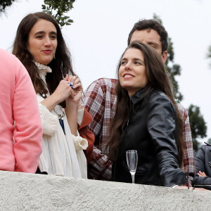 Natacha Ramsay-Levi (directrice artistique de Chloé) et Charlotte Casiraghi - 34ème édition du festival de Mode, de Photographie et d'Accessoires de mode à Hyères le 25 avril 2019. © Dominique Jacovides/Bestimage