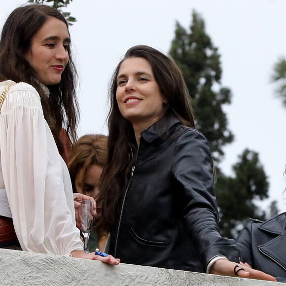 Natacha Ramsay-Levi (directrice artistique de Chloé) et Charlotte Casiraghi - 34ème édition du festival de Mode, de Photographie et d'Accessoires de mode à Hyères le 25 avril 2019. © Dominique Jacovides/Bestimage