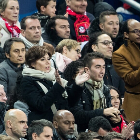 Liane Foly lors de la victoire du Stade Rennais (2-2, 6-5 aux t.a.b.) en finale de la Coupe de France contre le PSG le 27 avril 2019 au Stade de France.