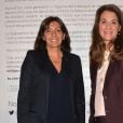 Anne Hidalgo et Melinda Gates - Melinda Gates et Anne Hidalgo lancent l'Appel de Paris pour la santé des femmes et des enfants dans le monde à Paris le 14 octobre 2014.