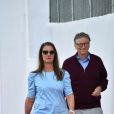 Bill Gates et sa femme Melinda sont venus encourager leur fille Jennifer qui participe à la 13ème édition du "Jumping International de Monte-Carlo" qui se déroule jusqu'au 30 juin 2018, sur le Quai Albert 1er du Port Hercule à Monaco, le 28 juin 2018. © Bruno Bebert/Bestimage