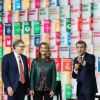 Le Président de la République Emmanuel Macron participe à l'événement des " goalkeepers " avec Bill et Melinda Gates, le 26 septembre 2018, à New-York, Etats-Unis. © Stéphane Lemouton / Bestimage