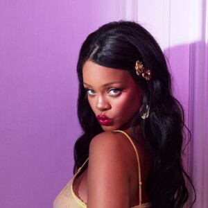 Rihanna pose pour la collection d'avril de Savage X Fenty. Avril 2019.