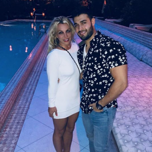 Britney Spears et à Miami. Juin 2018.