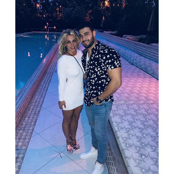 Britney Spears et à Miami. Juin 2018.