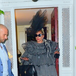 Lady Gaga est allée rendre visite à Anna Wintour à la veille du Met Gala à New York, le 5 mai 2019.