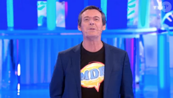 L'animateur Jean-Luc Reichmann dans "Les 12 Coups de midi" sur TF1, le 5 mai 2019.